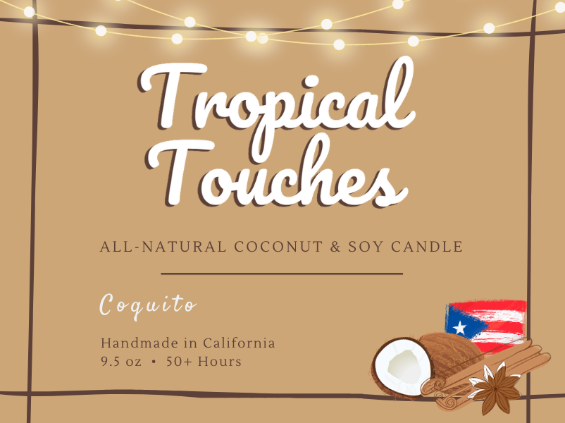 Coquito Candle