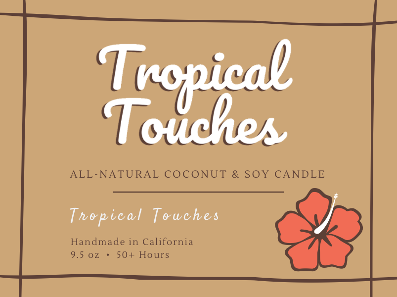 Tropical Touches Candle